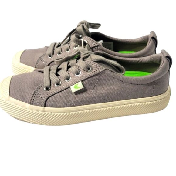 Cariuma OCA Low Mystic Gray Canvas Sneakers Women’s Size 8 - Picture 3 of 7
